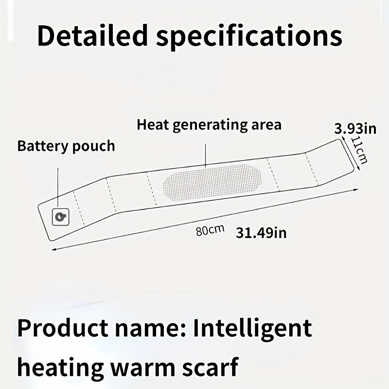 HEATED Gameday Thermal Heated Neck Scarf